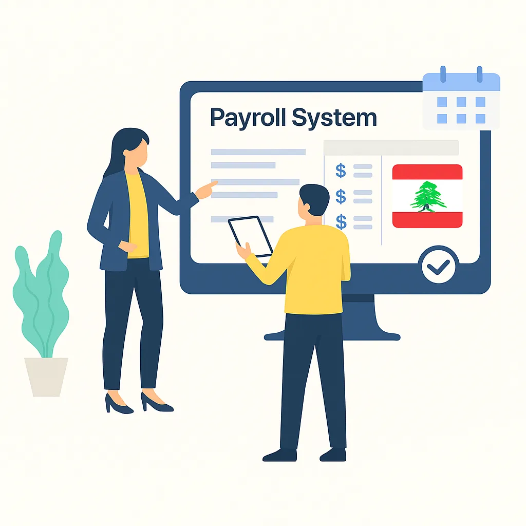Lebanese Payroll System Software – HR Payroll Systems Lebanon by Azkatech